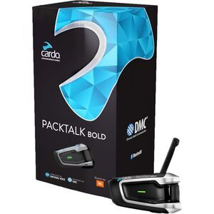 Cardo PTB00001 - PACKTALK Bold Motorcycle Bluetooth Communication System Headset